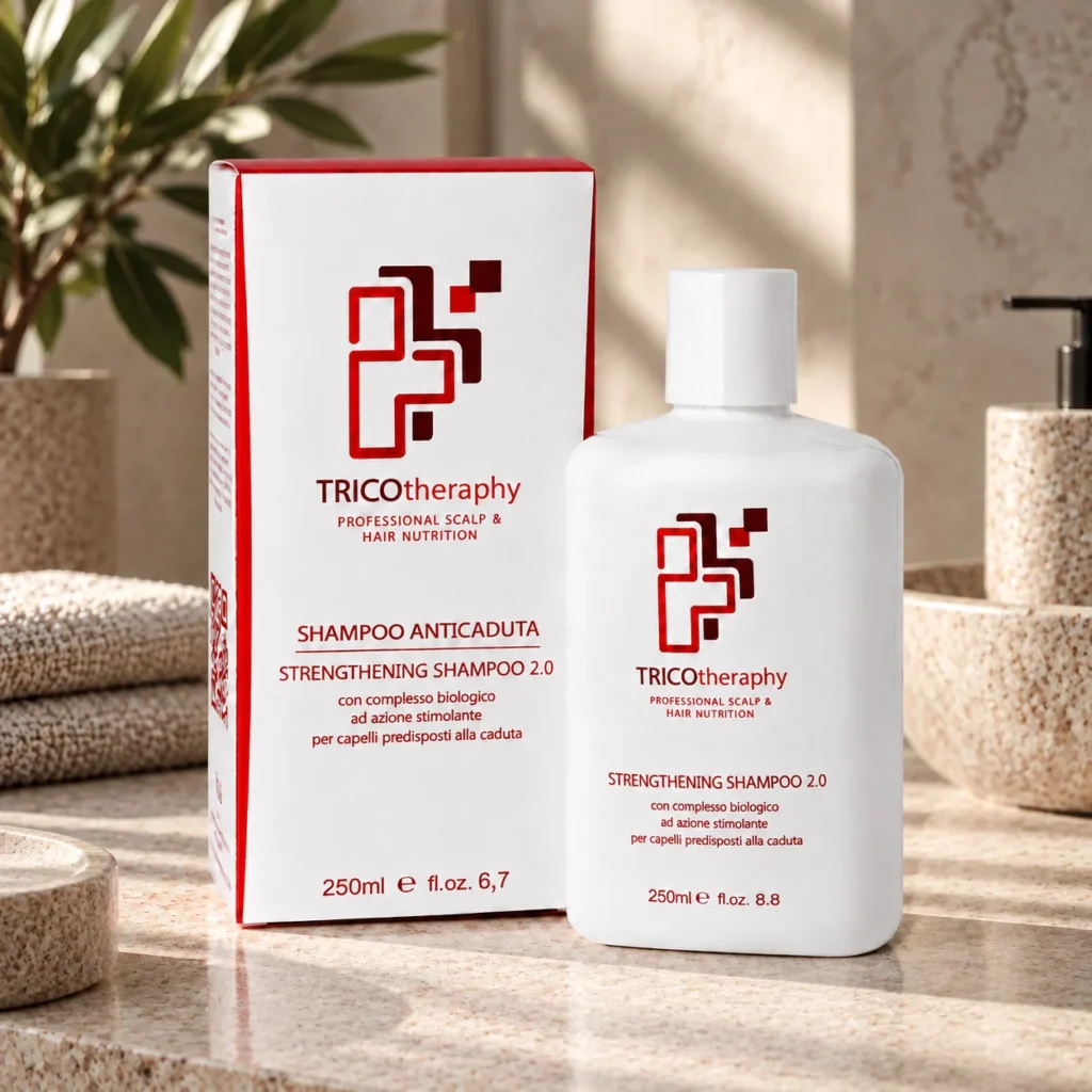 Shampoo anticaduta Tricotheraphy, in ambiente