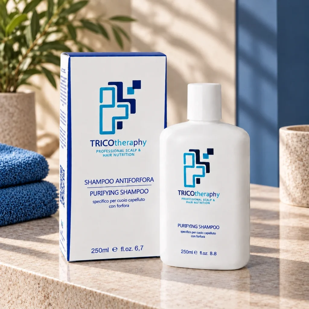 Shampoo antiforfora Tricotheraphy, in ambiente