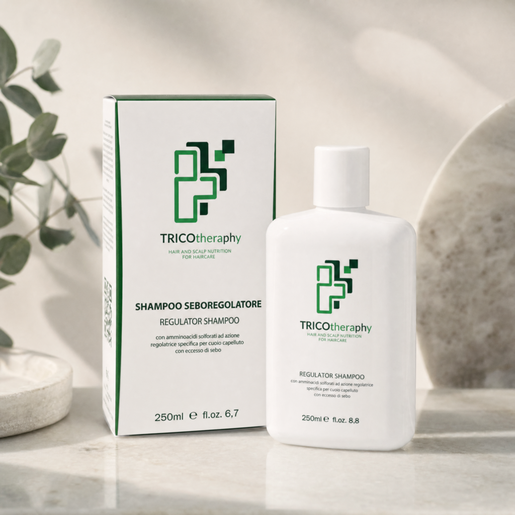 Shampoo seboregolatore Tricotheraphy, in ambiente