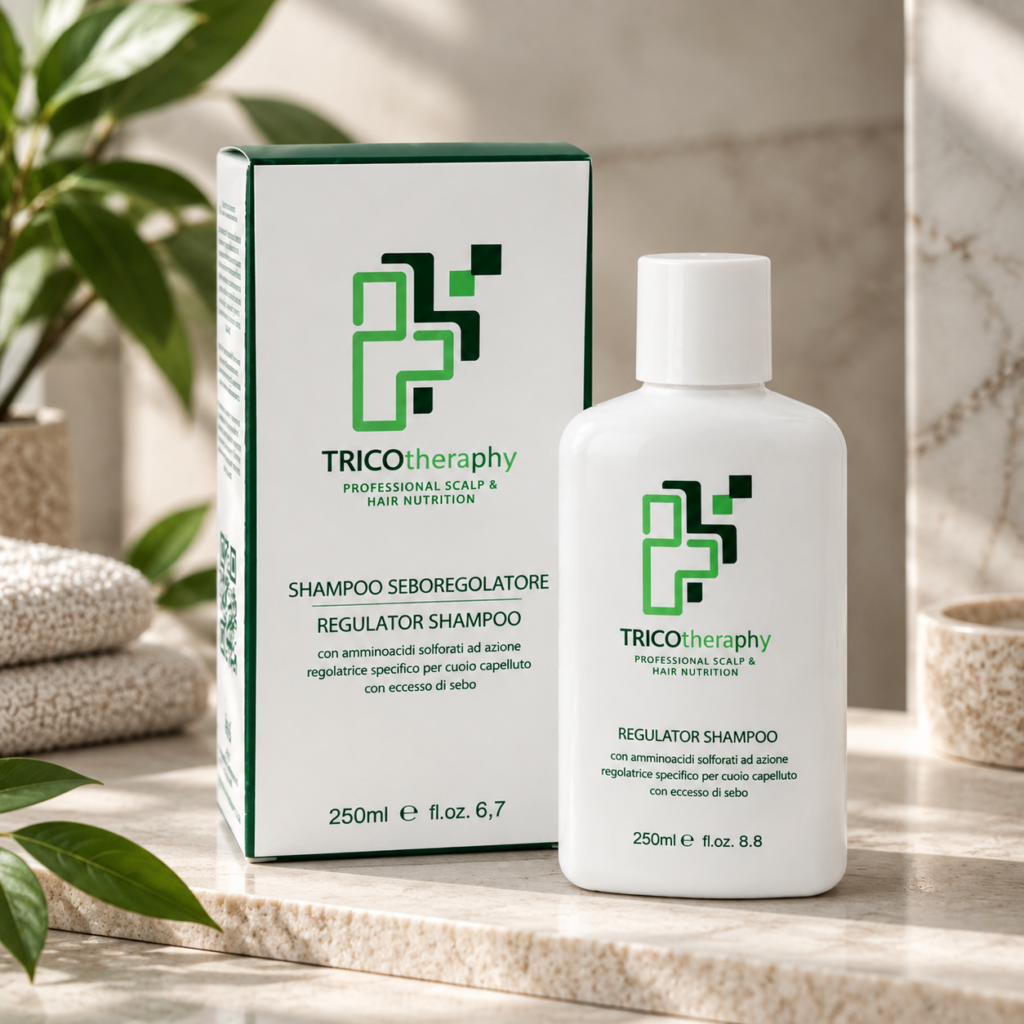 Shampoo seboregolatore Tricotheraphy, in ambiente
